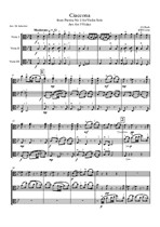 J. S. Bach: Chaconne for Violin Solo. Arr. for 3 Violas